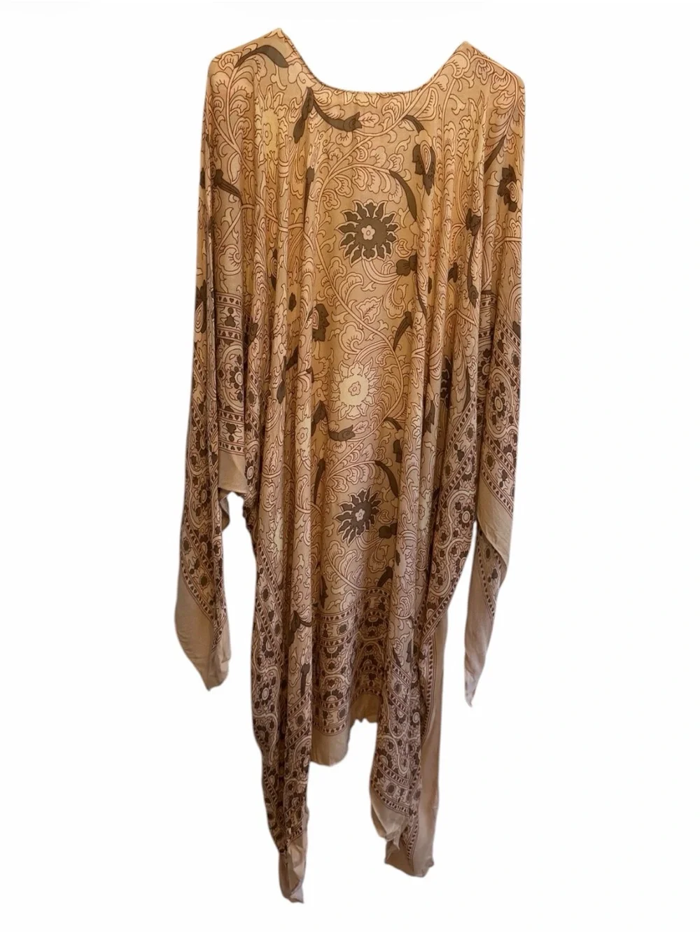 Free People NWT Kimono Light Brown Printed Open-Front Women's Cardigan